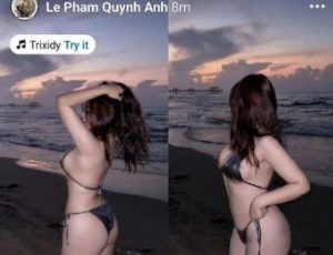 Lê Phạm Quỳnh Anh dáng ngon nhún khỏe