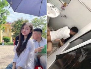 Học sinh lộ clip sex BJ bạn trai