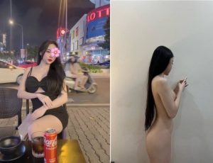 Gái ngành hàng ngon với cặp vú cong